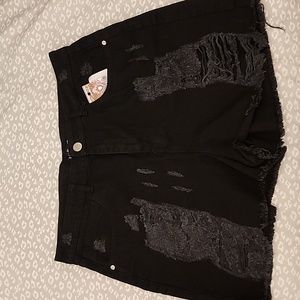 Womans denim shorts